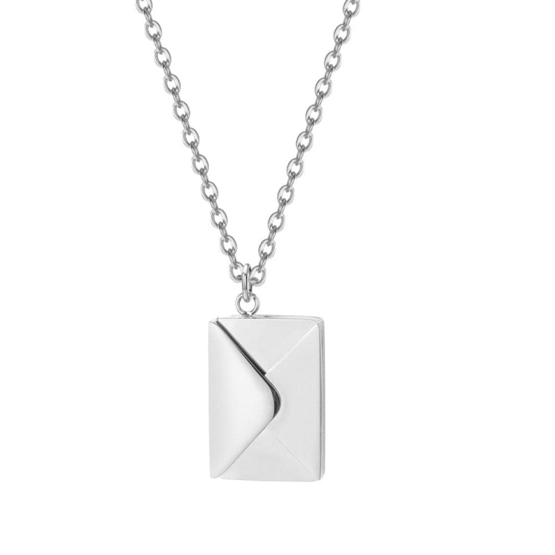 COLLIER ET PENDENTIF ENVELOPPE PERSONNALISÉE