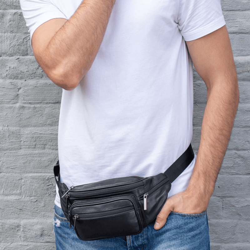 SAC BANANE PERSONNALISÉ EN CUIR