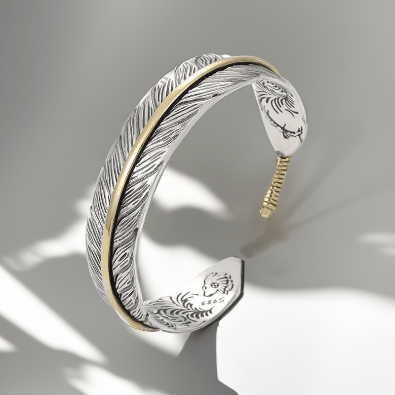 Bracelet Jonc plume