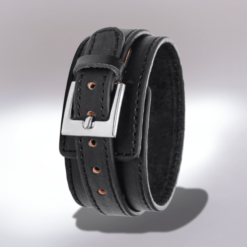 Bracelet de force en cuir pour homme