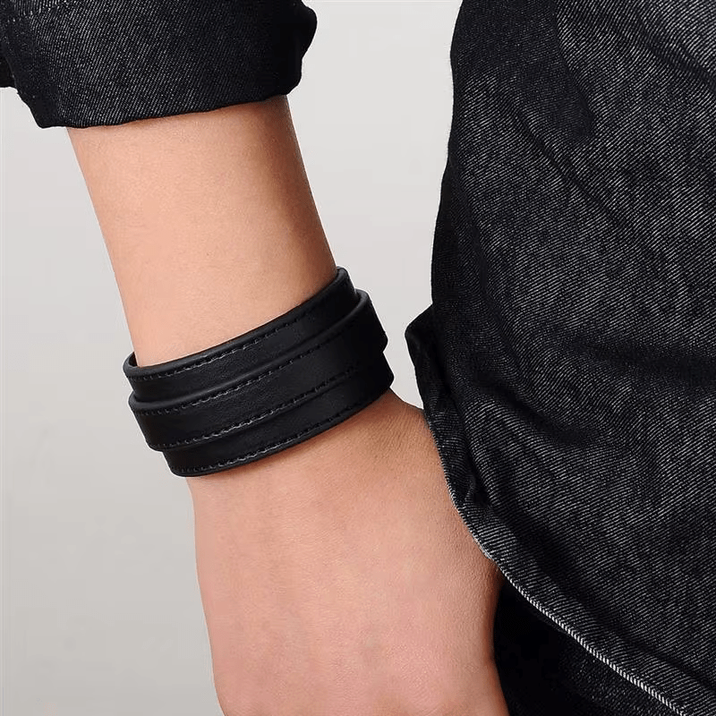 Bracelet de force en cuir pour homme