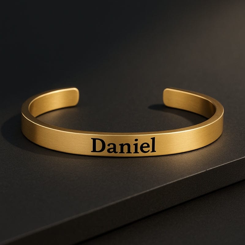 Bracelet Jonc Homme Personnalisable - Élégant et Discret