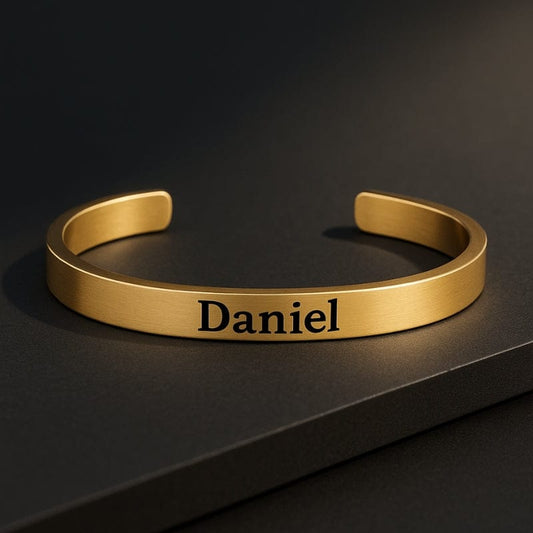 Bracelet Jonc Homme Personnalisable - Élégant et Discret