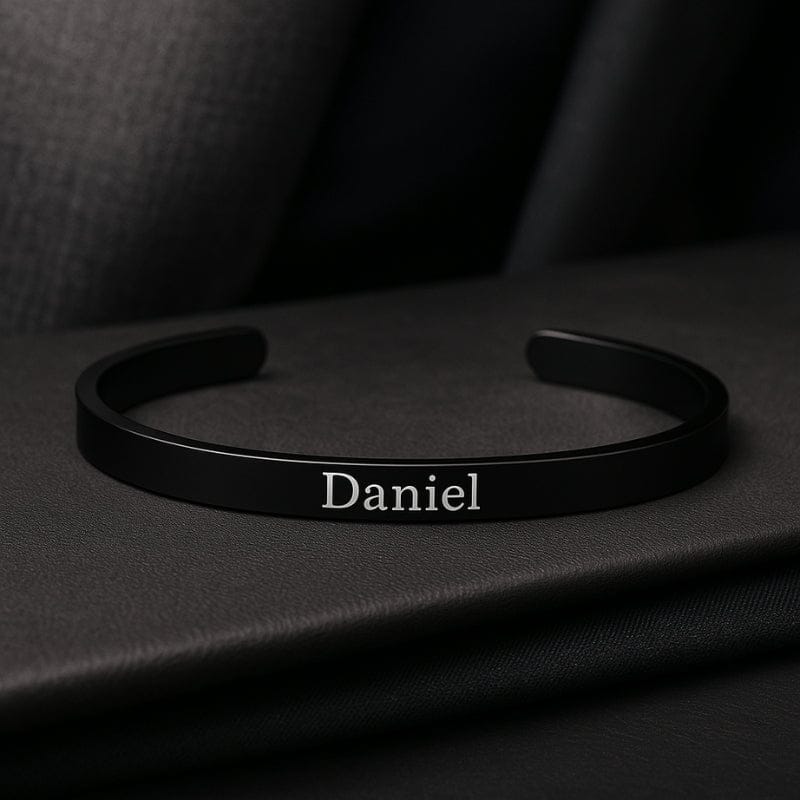 Bracelet Jonc Homme Personnalisable - Élégant et Discret