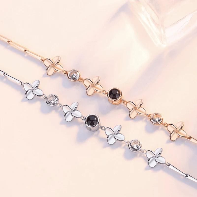 Bracelet photo personnalisé luxe