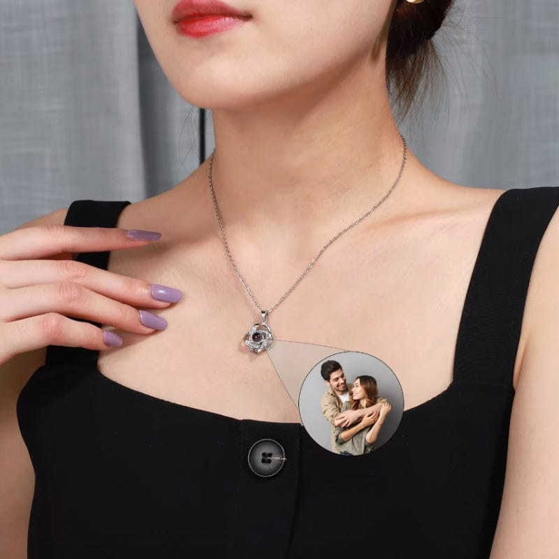 Collier Pendentif Photo Personnalisé