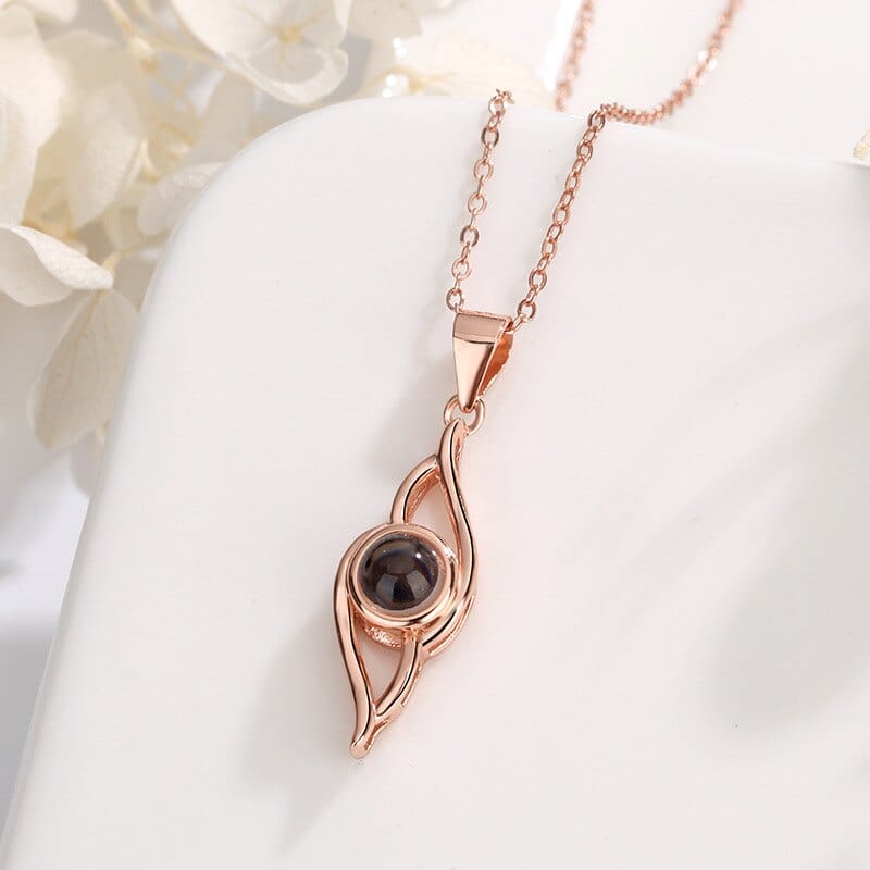 Collier Personnalisé Photo Projection