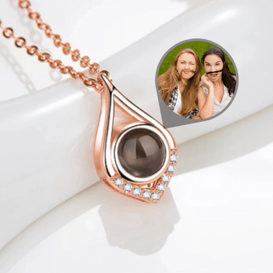 Collier Personnalisé Photo en Argent