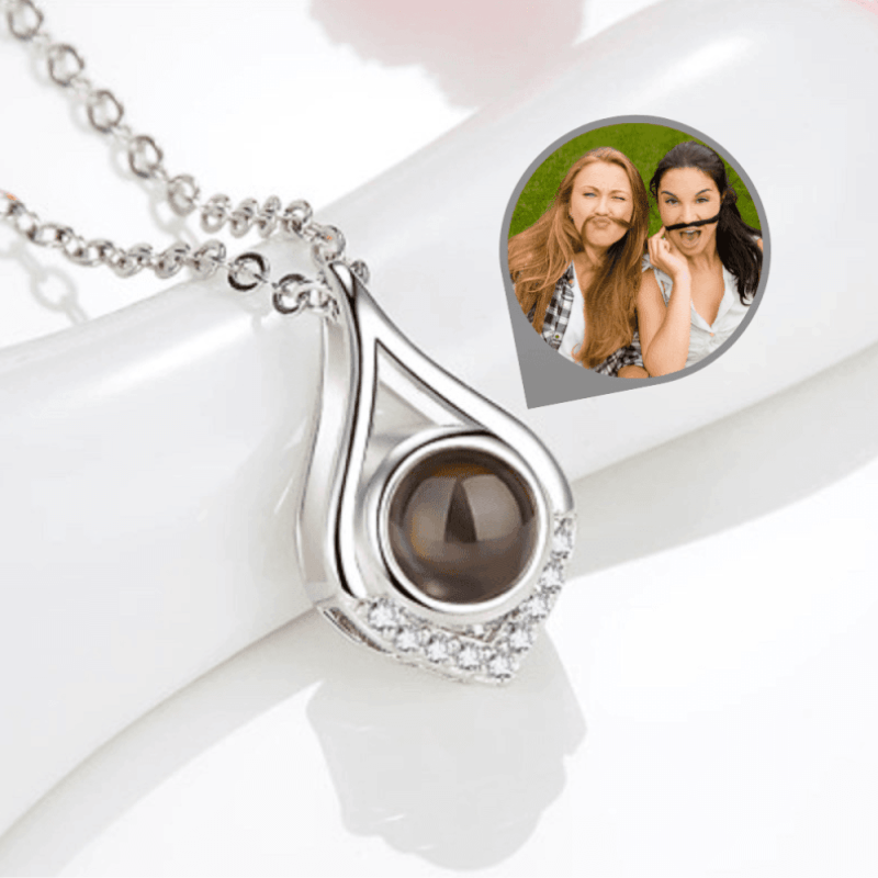 Collier Personnalisé Photo en Argent