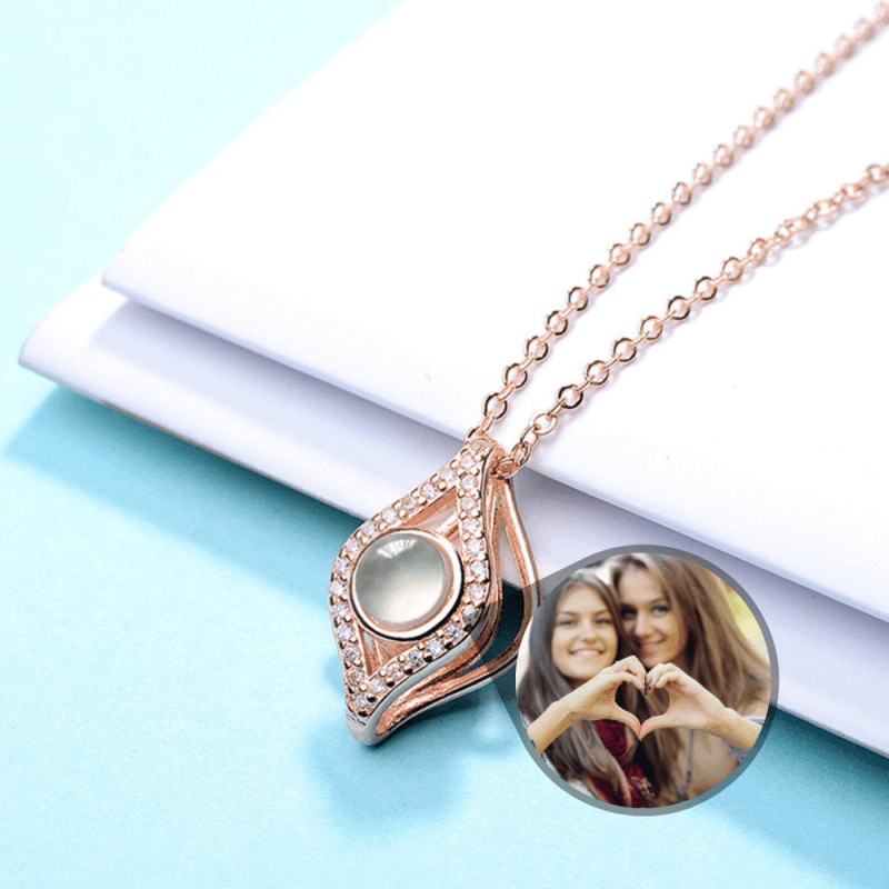 Collier Photo Personnalisé en Argent