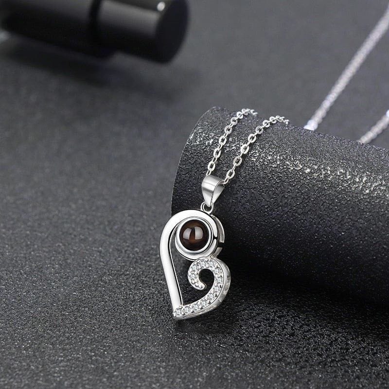 Collier Photo Personnalisée pour Couple