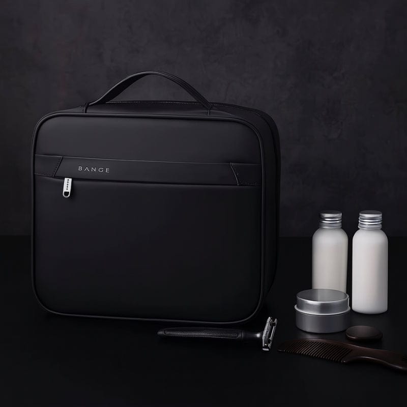Grande trousse de toilette homme suspendue – Étanche et compartimentée