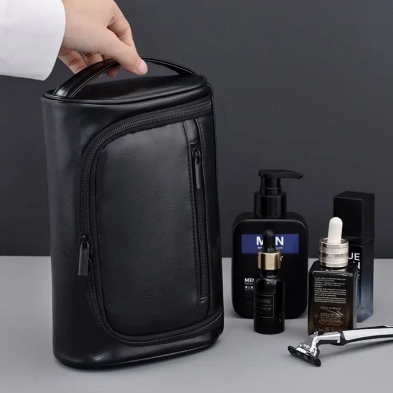Trousse de toilette homme cuir luxe – Élégance et voyage