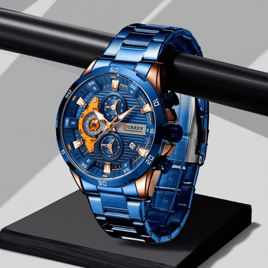 Montre Chronographe en Acier