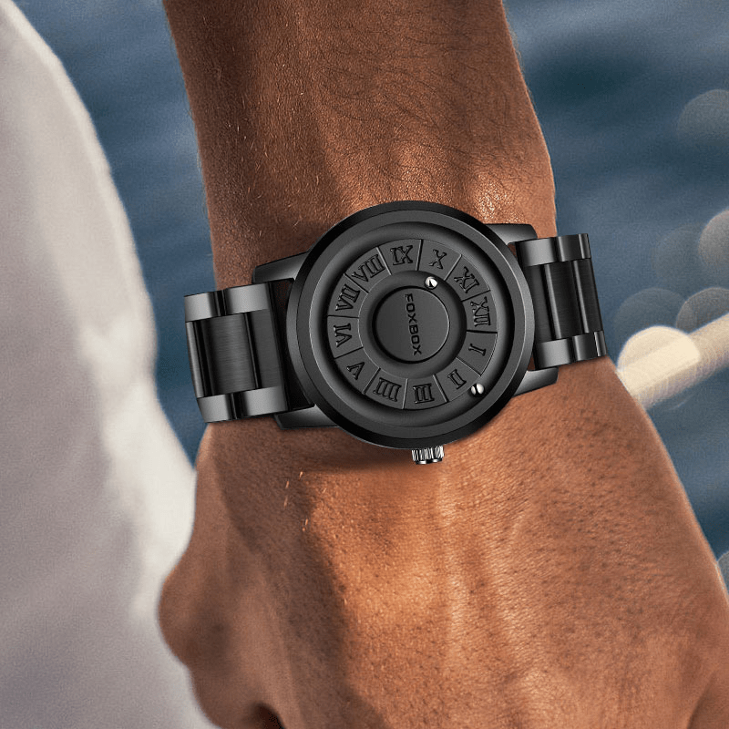 Montre Magnétique - Bracelet Cuir ou Acier