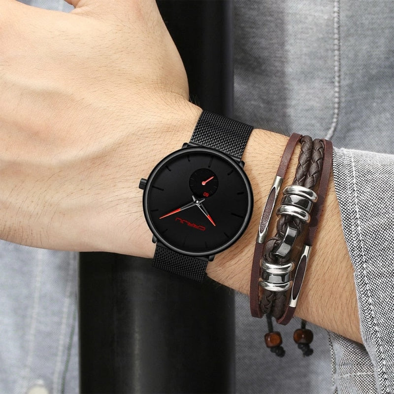 Montre Noire Quartz