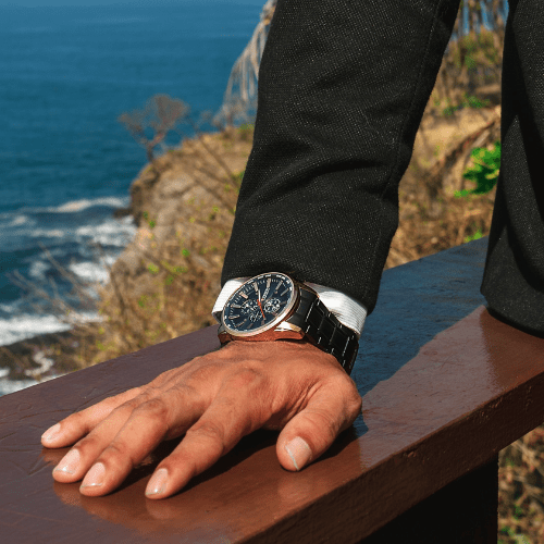 Montre Quartz Luxe Bracelet Acier