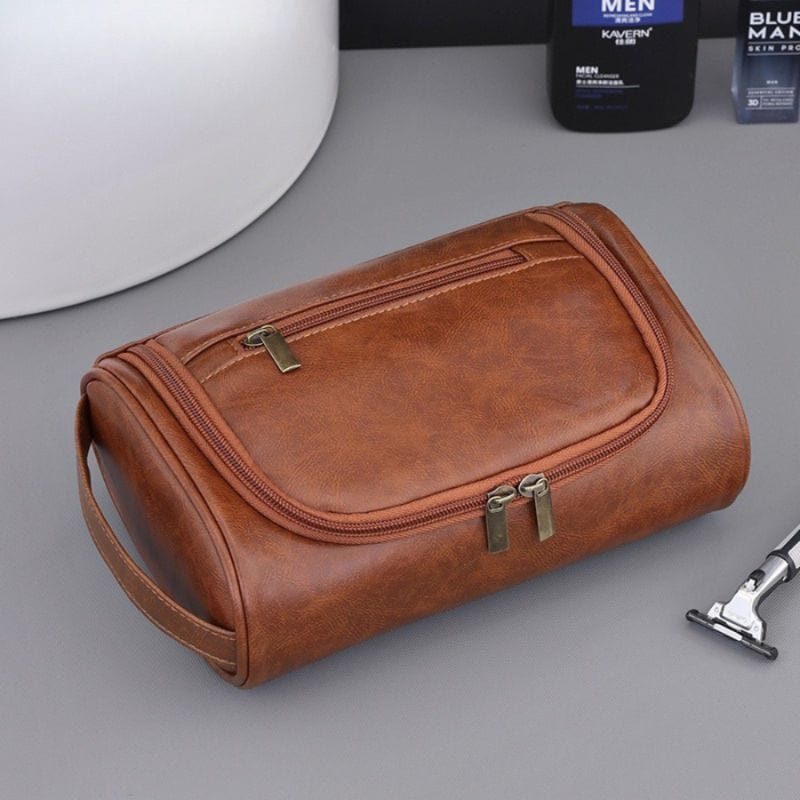 Trousse de toilette homme cuir luxe – Élégance et voyage