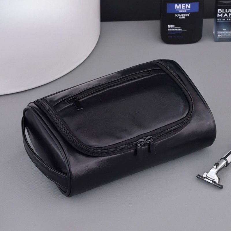 Trousse de toilette homme cuir luxe – Élégance et voyage