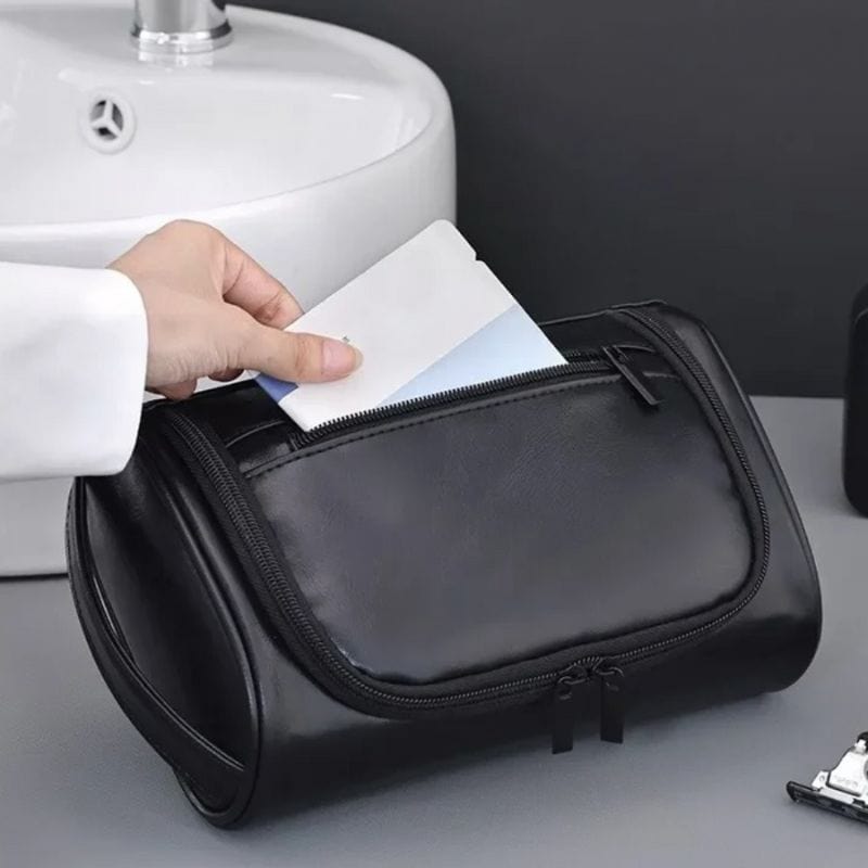 Trousse de toilette homme cuir luxe – Élégance et voyage