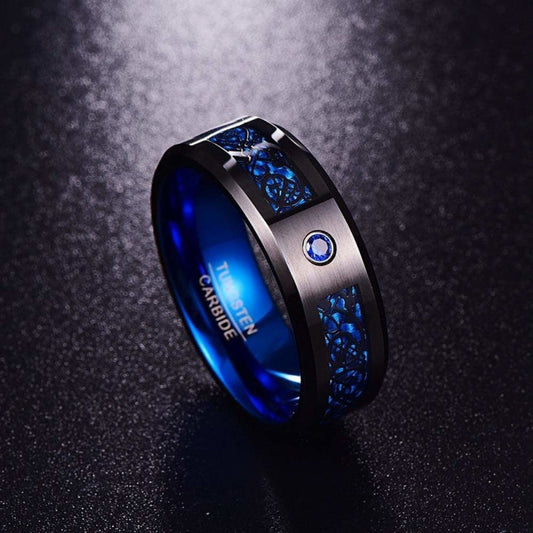 Bague Bleu Celtique