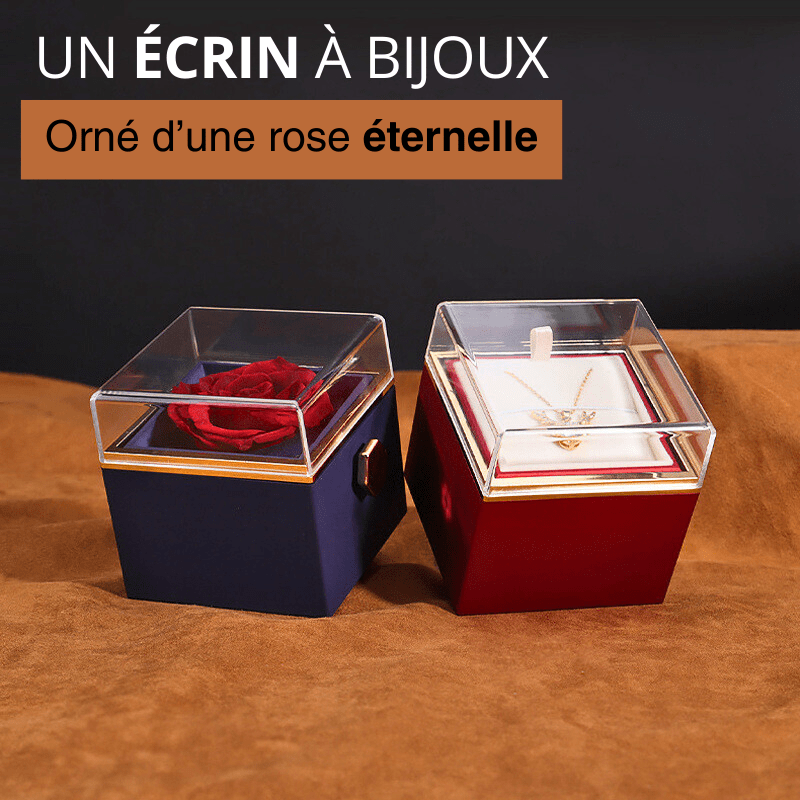 BOÎTE CADEAU À BIJOUX ROSE ETERNELLE