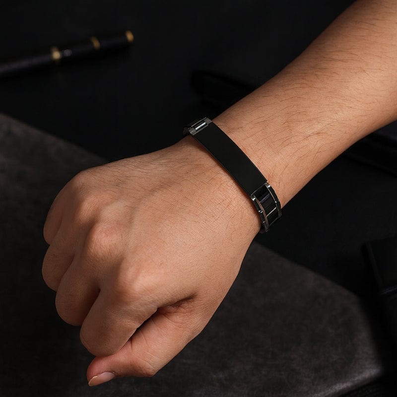 Bracelet Homme Personnalisé Acier - Maillons Épais