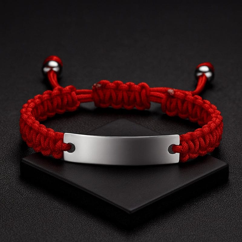 Bracelet Tissu Personnalisé Homme - Gravure Laser