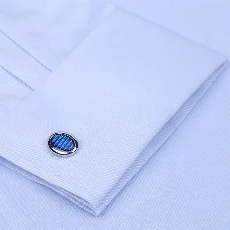 Chemise Homme Poignets Mousquetaires Col Français