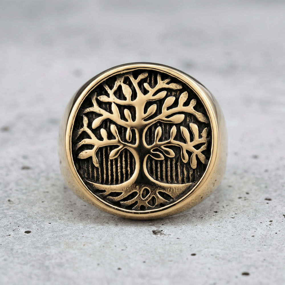 Bague Chevalière Homme Arbre de Vie