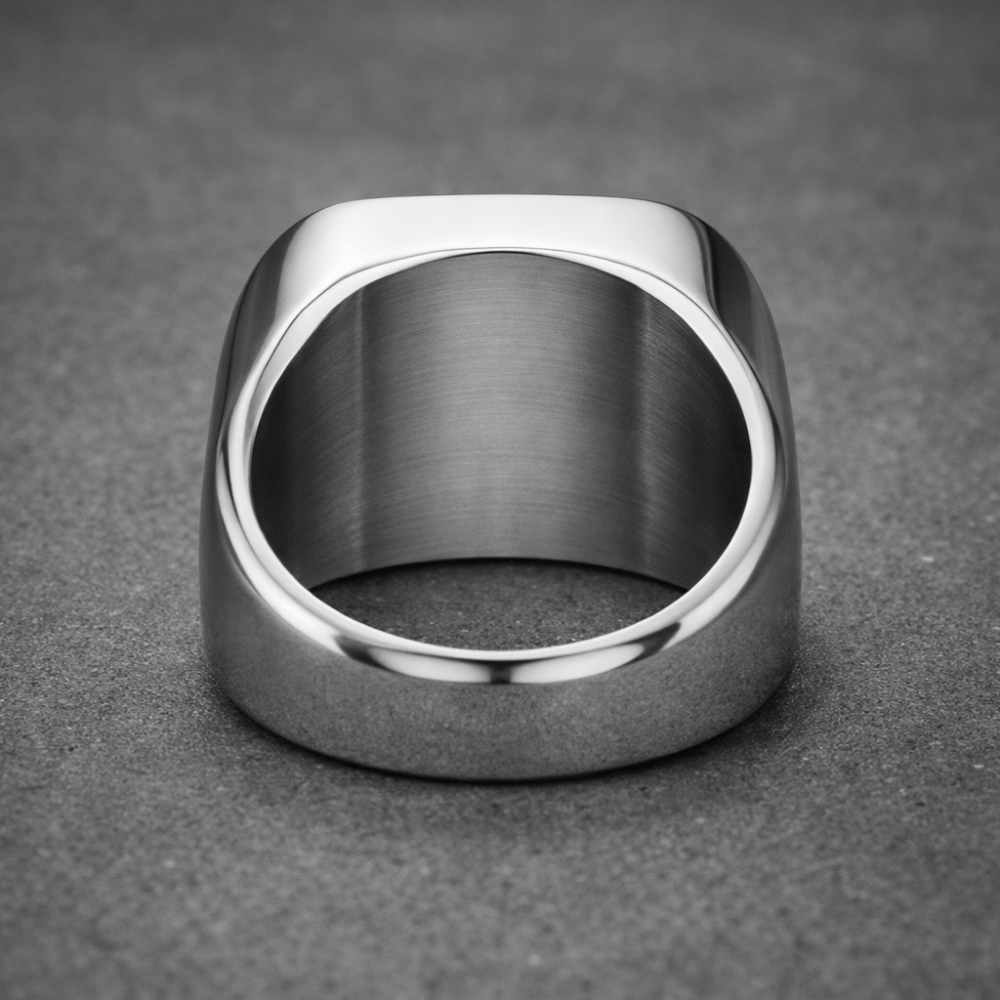 Chevalière Homme Personnalisable Gravure Argent