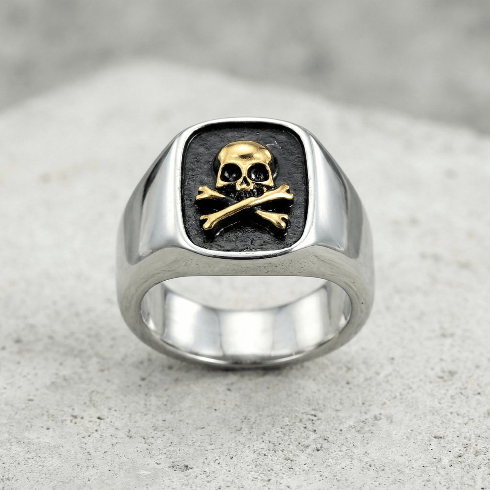 Bague Chevalière Homme Tête de Mort