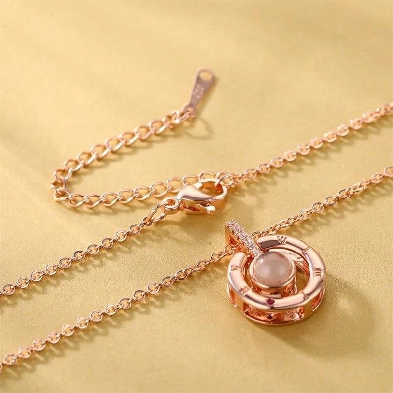 Collier et Pendentif Projection Photo Personnalisé