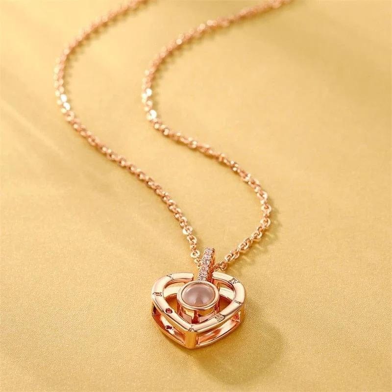 Collier et Pendentif Projection Photo Personnalisé