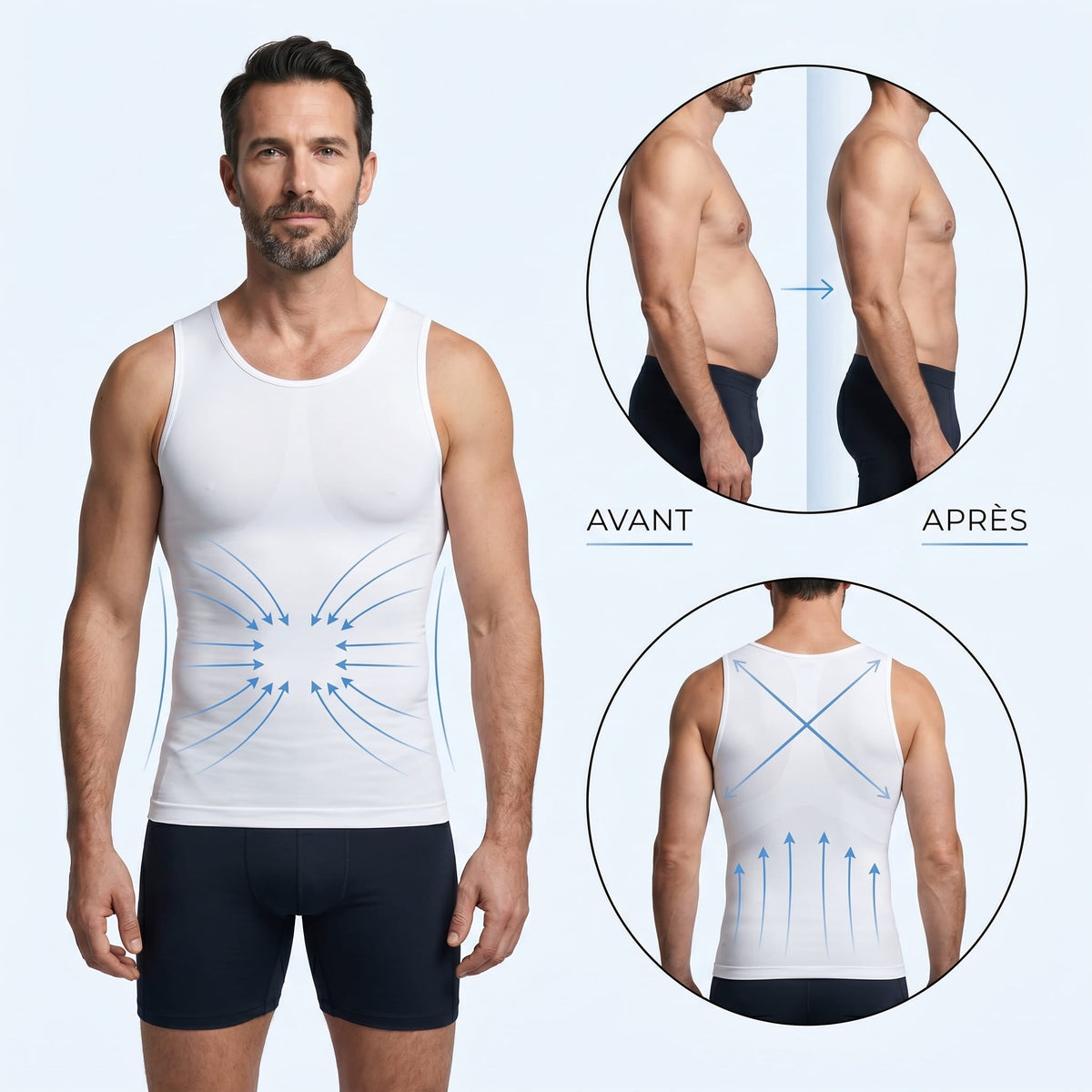 Tee-shirt amincissant homme
