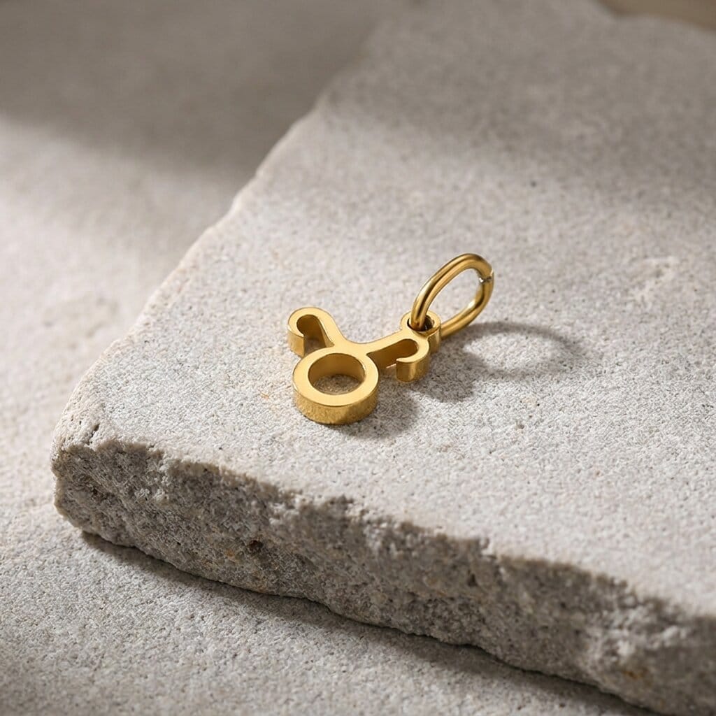 Pendentif Signe Astrologique Homme Or Breloque