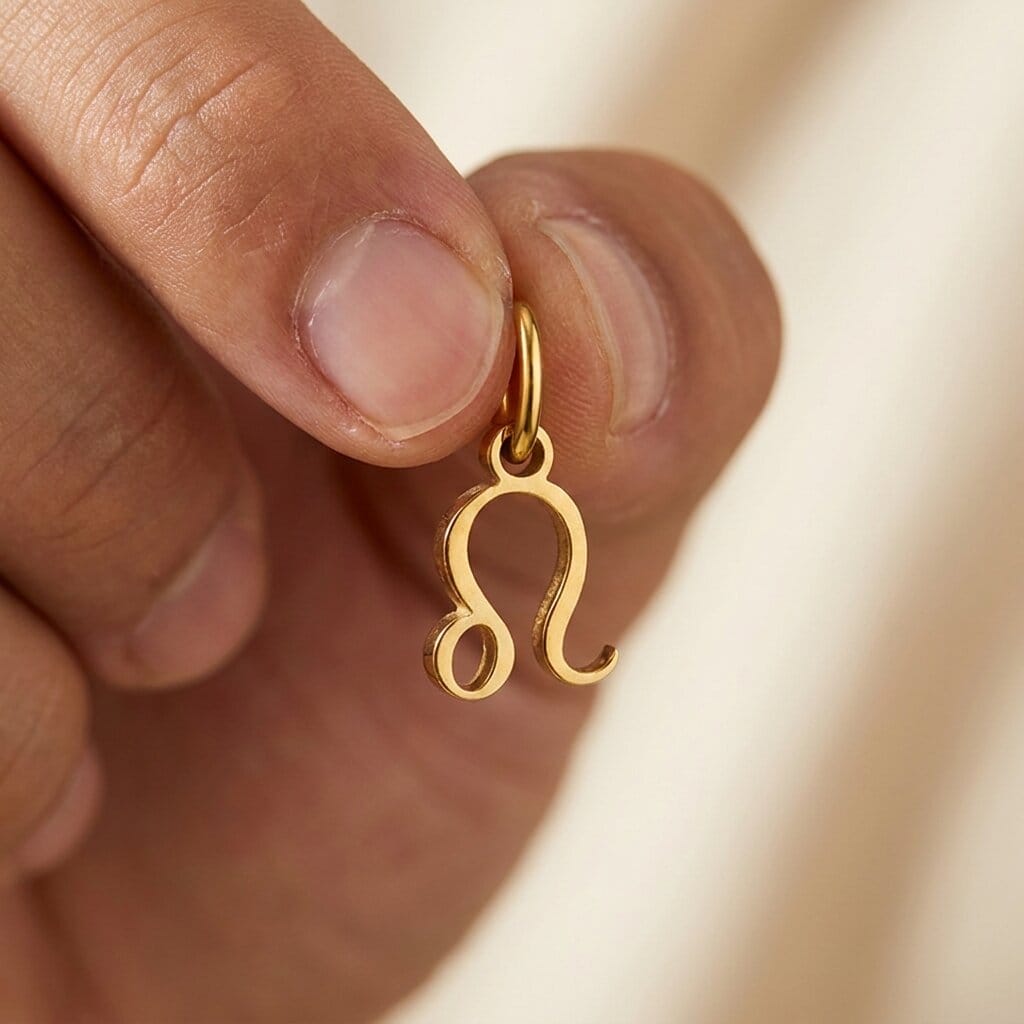 Pendentif Signe Astrologique Homme Or Breloque