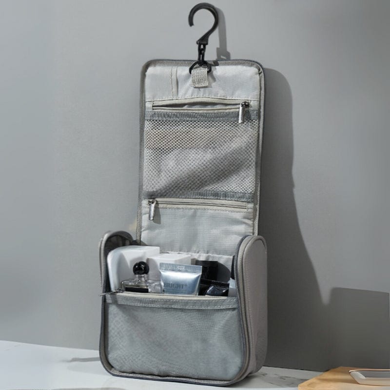 Petite trousse de toilette homme suspendue – Ultra-compacte et organisée