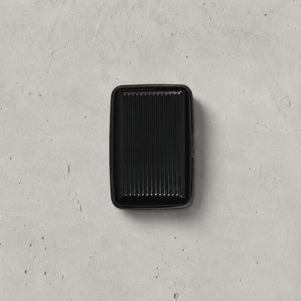 Porte-Cartes Homme Aluminium Compact à Soufflet