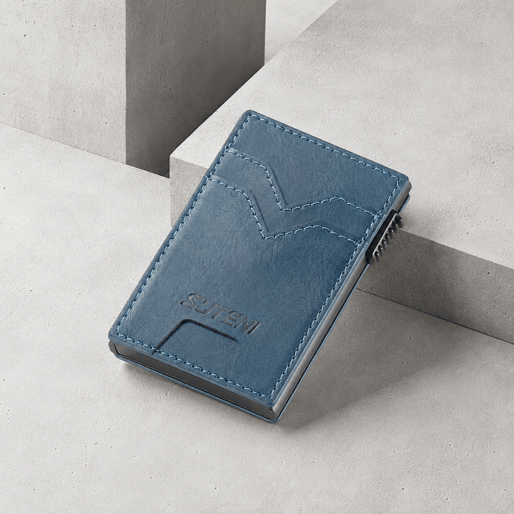 Porte-Cartes Homme Coulissant Pop-Up Slim Compact