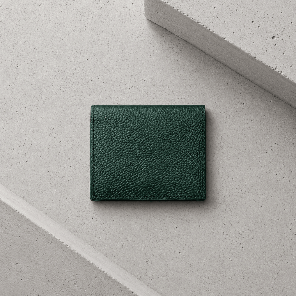 Porte-Cartes Homme en Cuir de Vache Véritable à Rabat