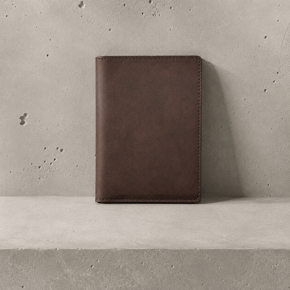 Porte-Cartes Homme Cuir Véritable Voyage Grand Format