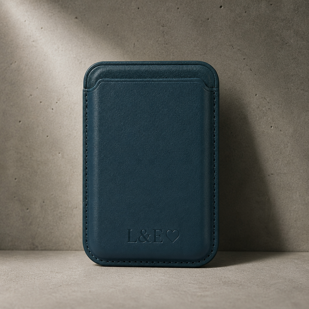 Porte-Cartes MagSafe Homme Personnalisé Gravé