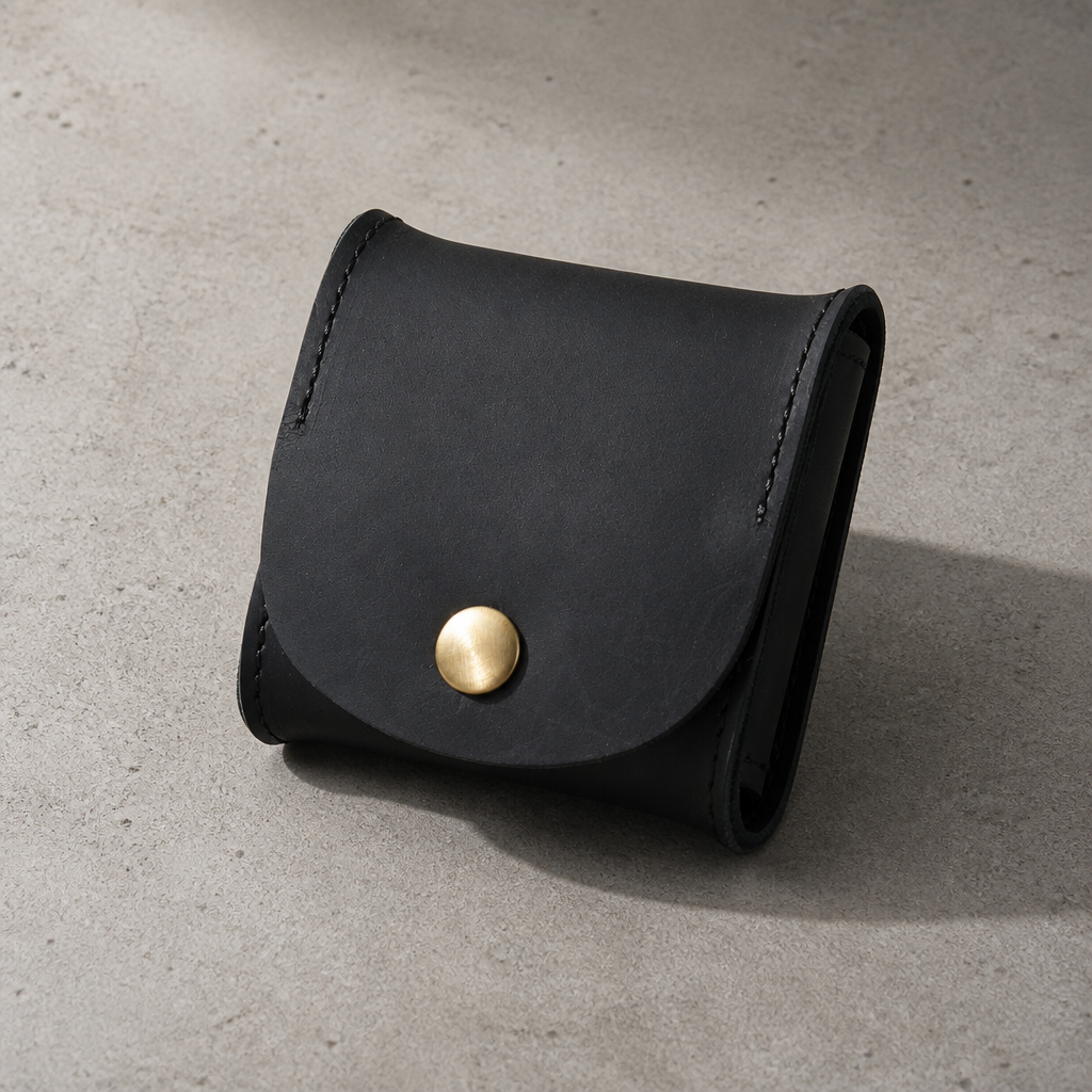 Porte-Monnaie Japonais Homme Cuir à Pièces Compact