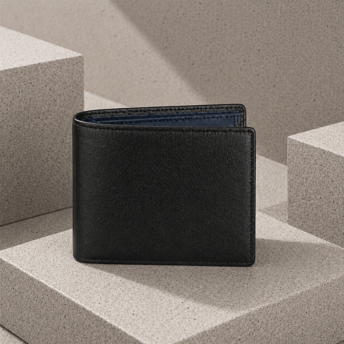Portefeuille Homme Cuir Slim 10 Cartes RFID Porte-Monnaie