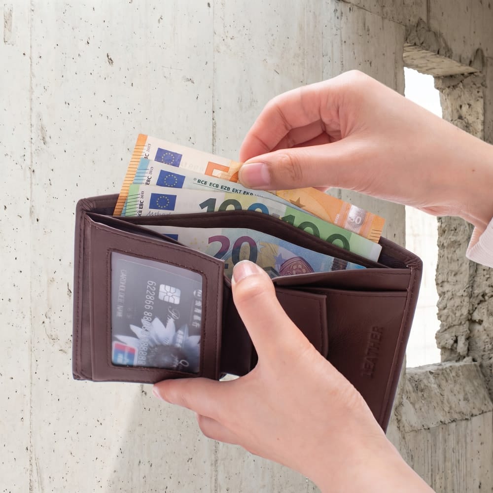Portefeuille Homme Cuir Véritable 12 Cartes RFID