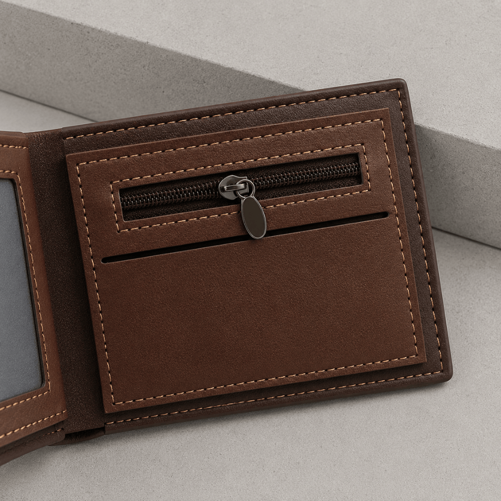 Portefeuille Homme Personnalisable Prénom et Date