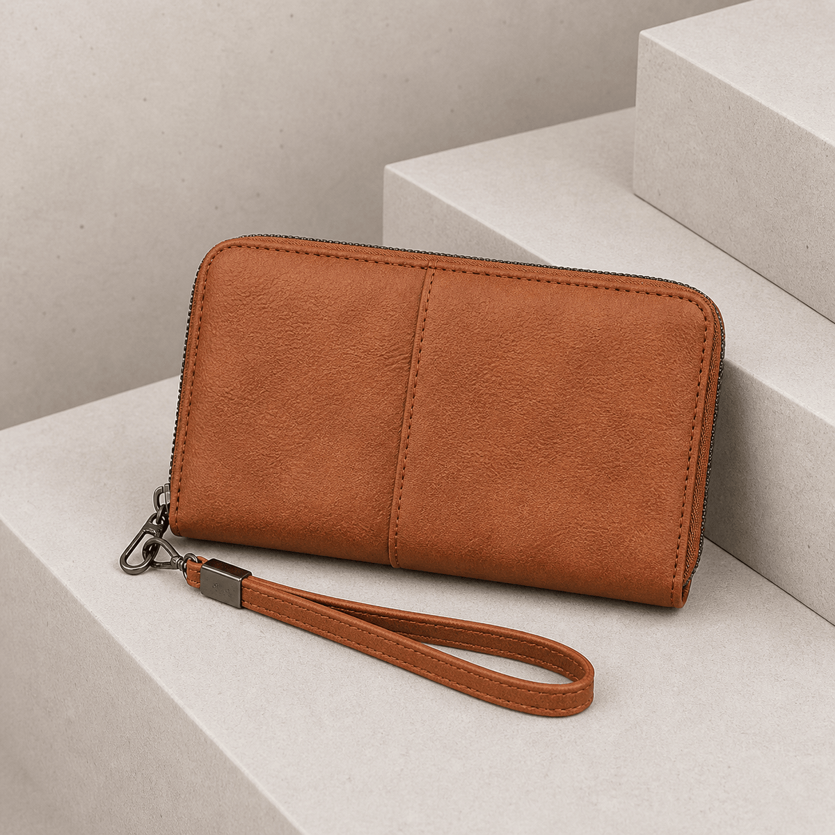 Portefeuille Long Homme Voyage Passeport RFID Dragonne