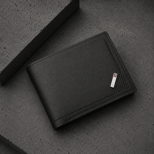 Portefeuille Homme Minimaliste 2 Volets Extra Plat