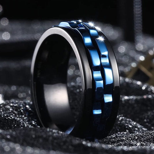 BAGUE ANTI STRESS NOIRE